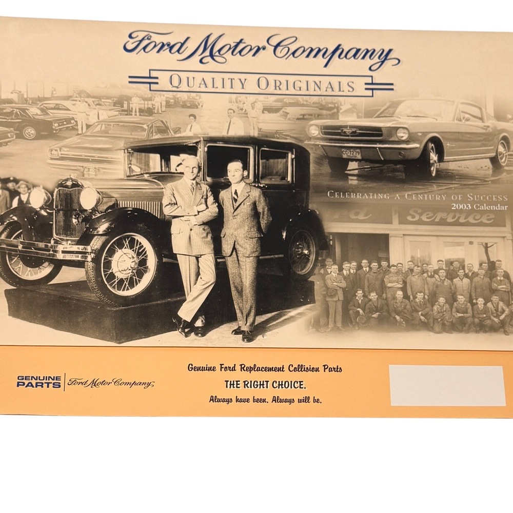Ford Motor Company‎ 2003 Calendar Quality Originals Century of Success Vintage